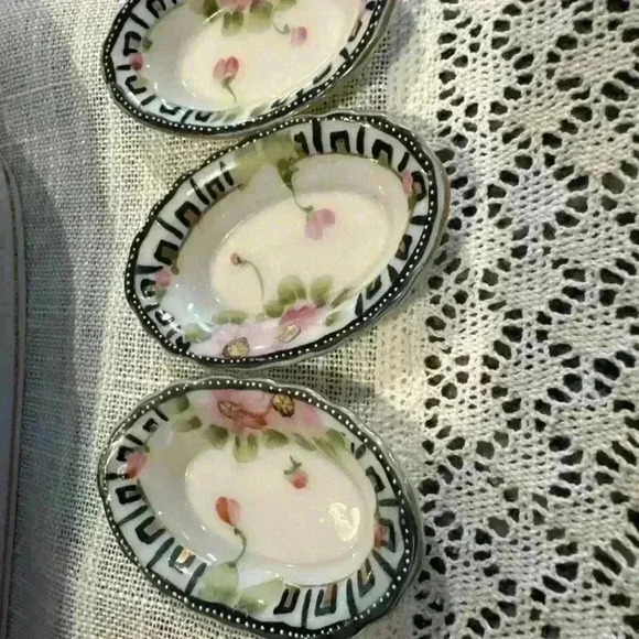 Nippon Vintage Hand Painted Jonroth‎ Studios (Japan) 6 Piece Serving Tray - Picture 7 of 11